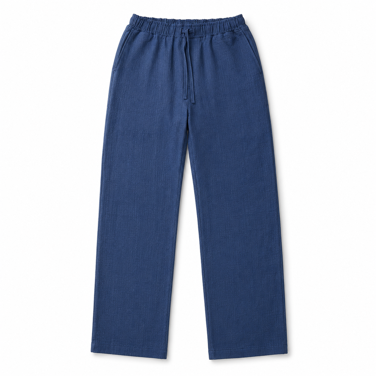 Textured Resort Co-Ord Set - Navy