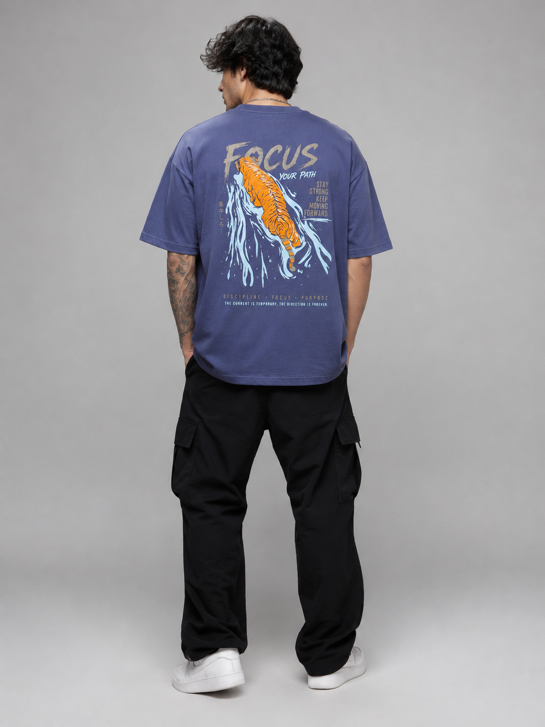 Focus Your Path Oversized T-Shirt