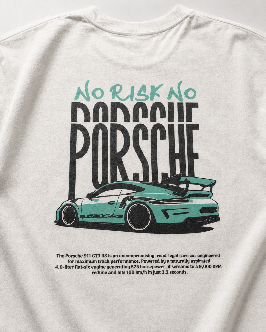 No Risk No Porsche Graphic Tee