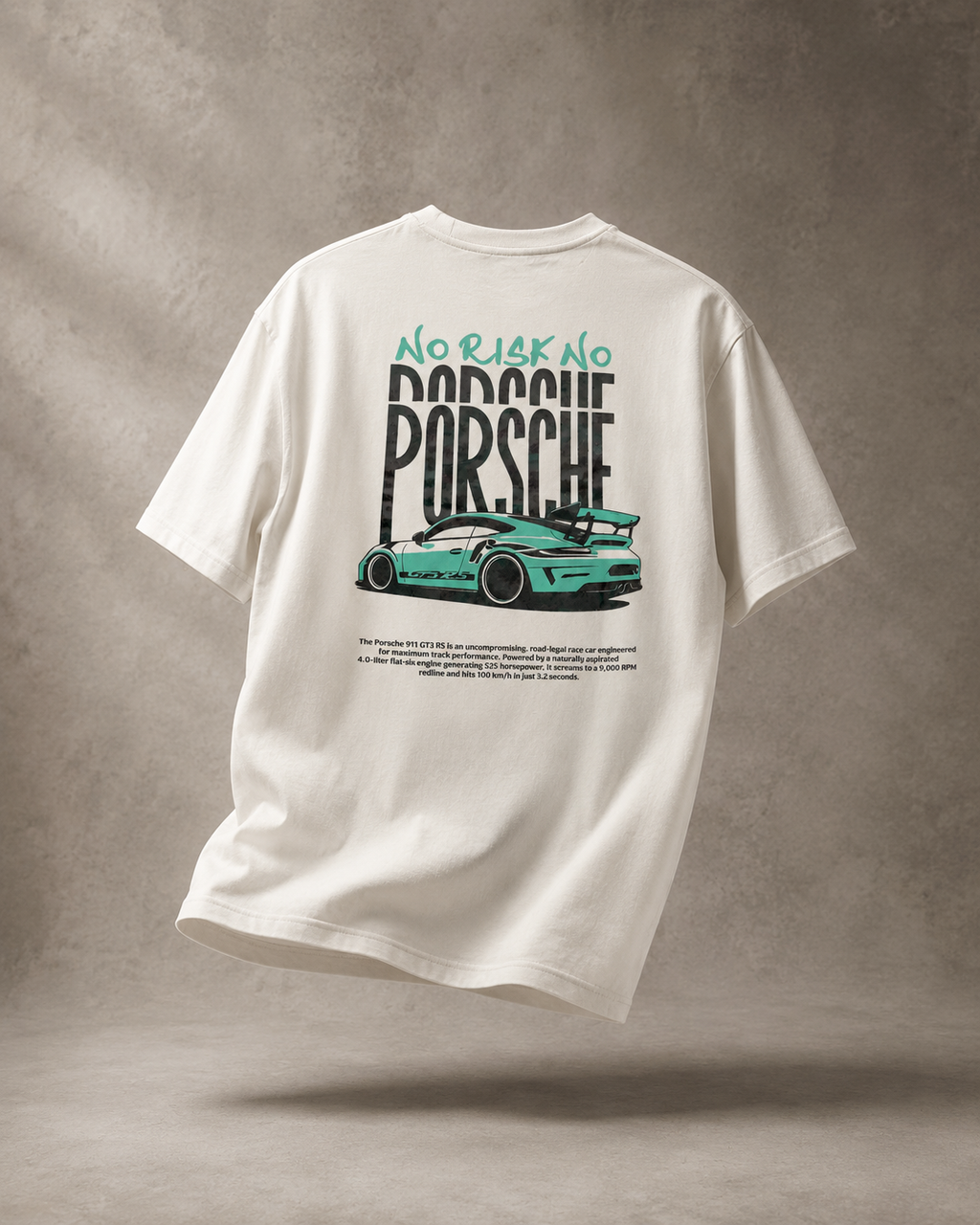 No Risk No Porsche Graphic Tee