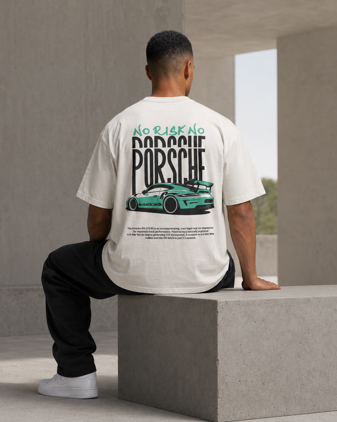 No Risk No Porsche Graphic Tee