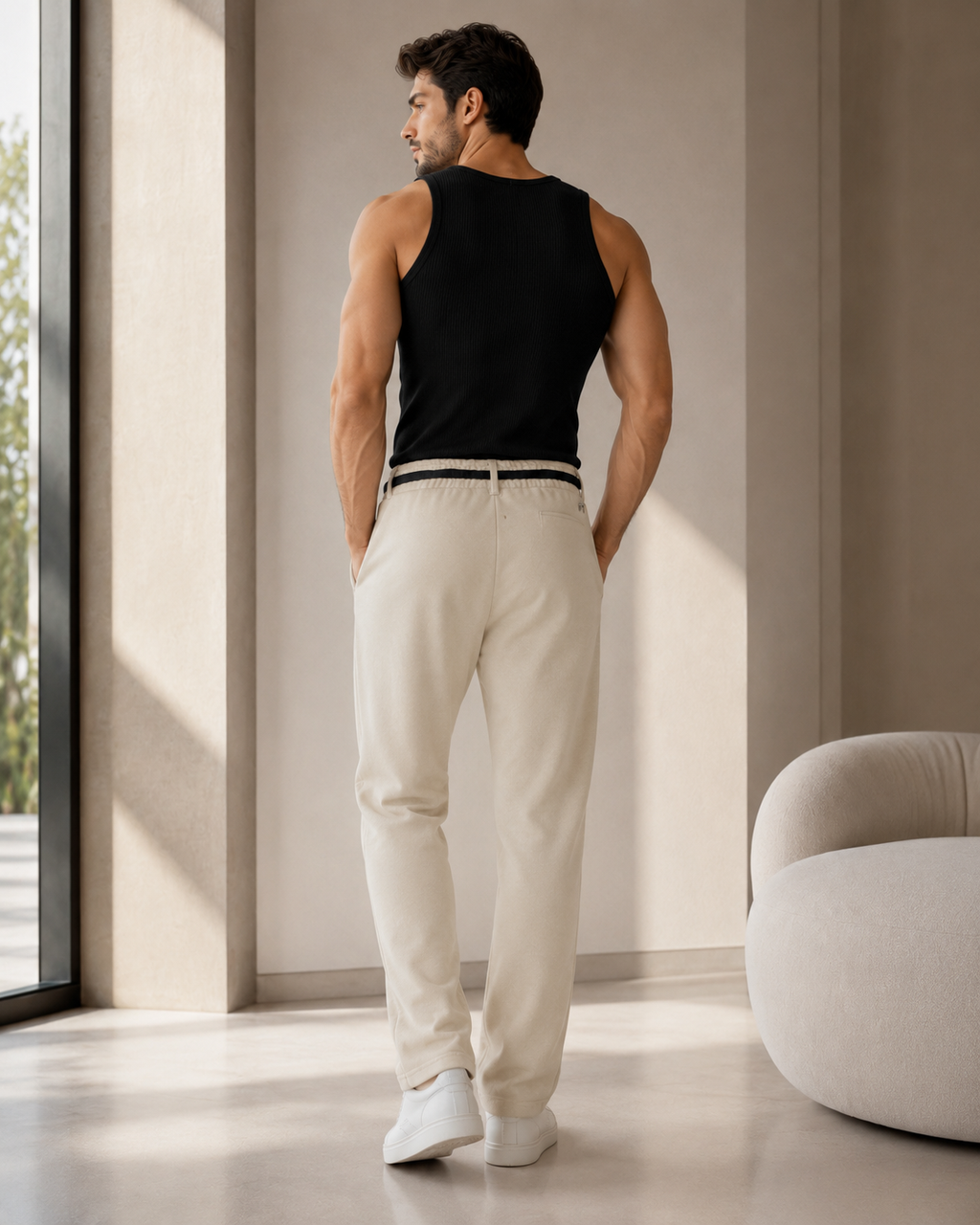 Everyday Comfort Trousers - Beige