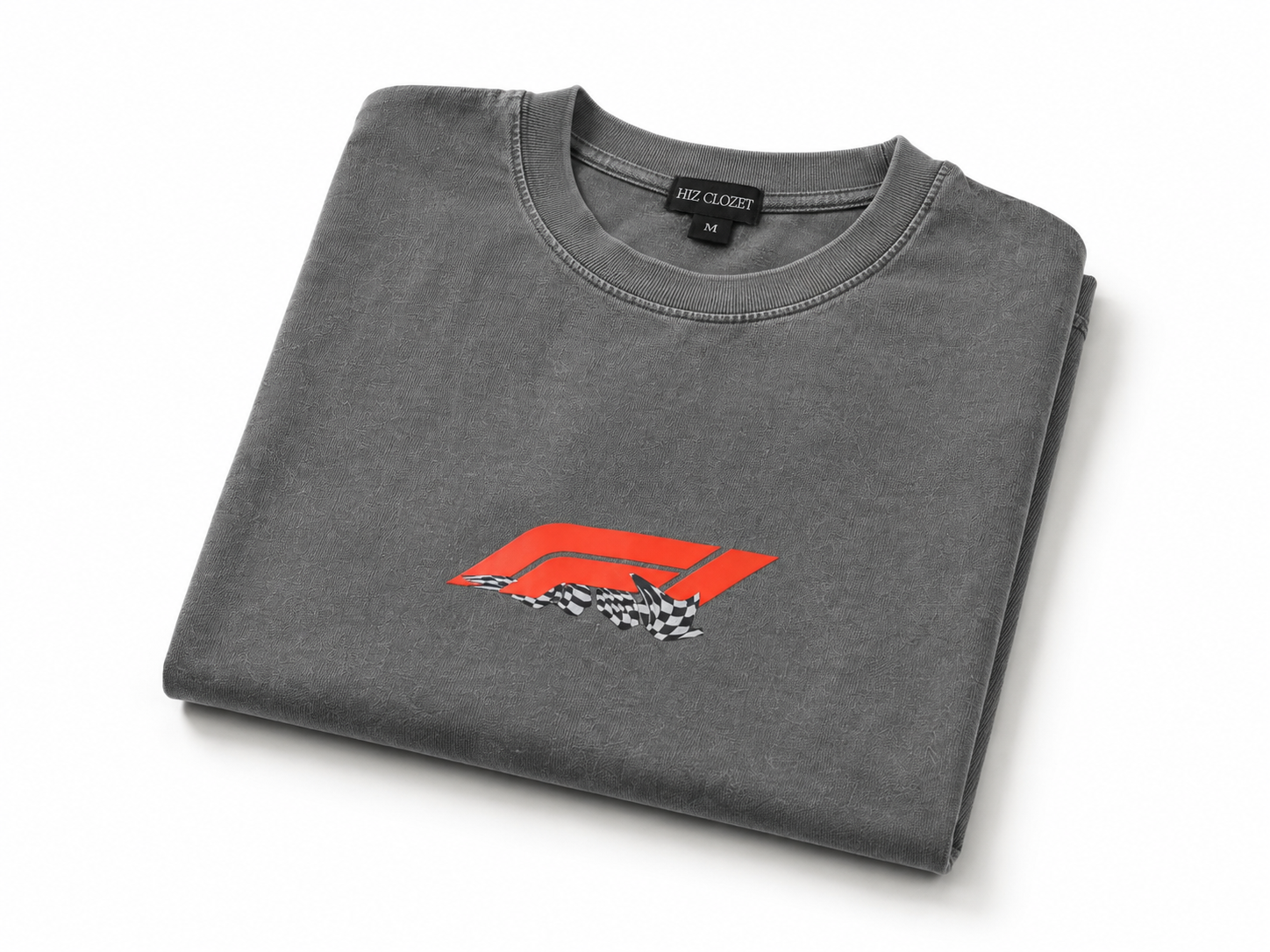 Formula Racing Stone Washed Tee - Grey